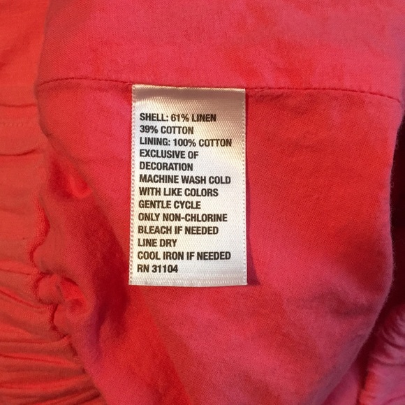 Crown & Ivy hot coral skirt - 6 - Picture 6 of 8